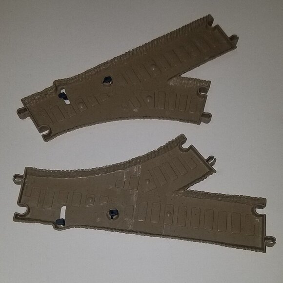 2 Gullane Brown Train Track Switch Lot 8.5" Thomas Tank Engine 2009 - Picture 2 of 2